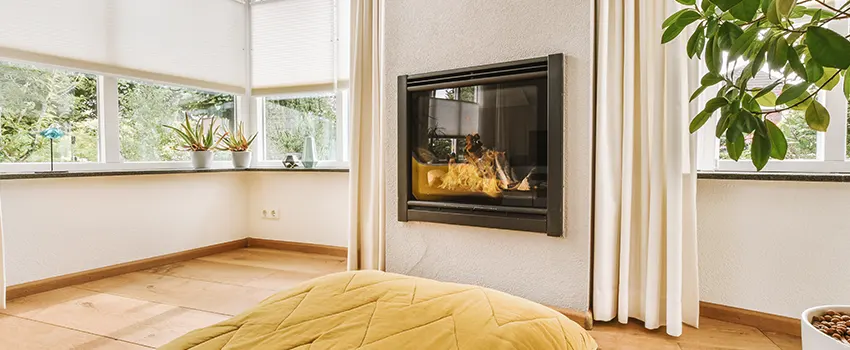 Residential Fireplace Ceramic Glass Installation in Rockville Centre, NY