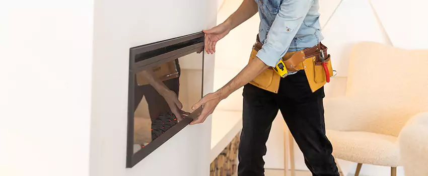 Metal Fireplace Installation in Rockville Centre, New York