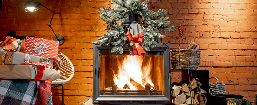 Travis Industries Linear Gas Fireplace Installation in Rockville Centre, New York