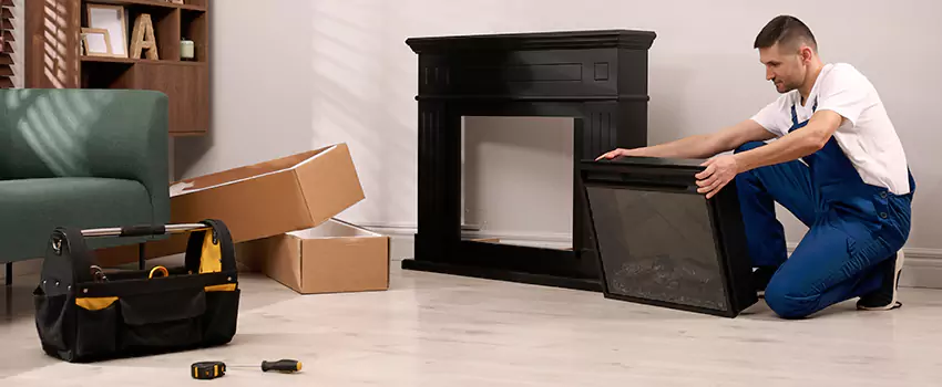 Old Rusted Metal Fireplace Repair And Replacement in Rockville Centre, NY